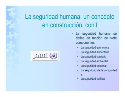 LA SEGURIDAD HUMANA Y EL ESPACIO