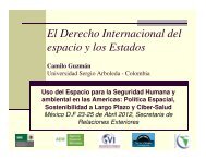 El Derecho Internacional del espacio y los Estados Camilo Guzmán