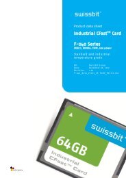 F-240 CFast TM Card - Swissbit