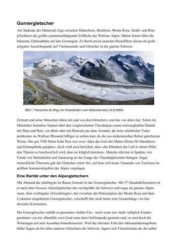 Gornergletscher - PDF [573 KB] - SwissEduc