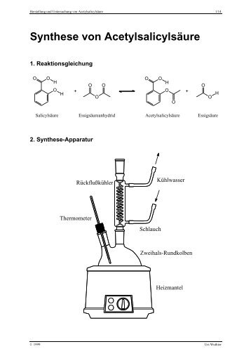 Synthese von Acetylsalicylsäure