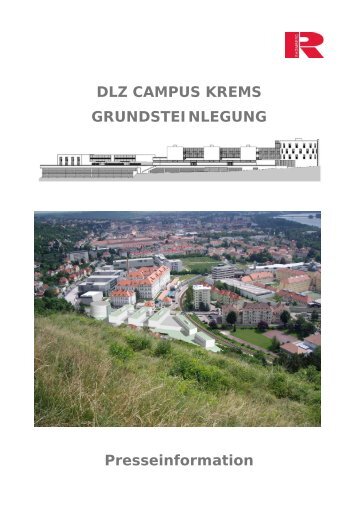 DLZ CAMPUS KREMS GRUNDSTEINLEGUNG Presseinformation