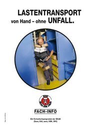 LASTENTRANSPORT von Hand – ohne UNFALL.