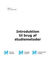 Introduktion til brug af studiemetoder - Sygeplejerskeuddannelsen ...