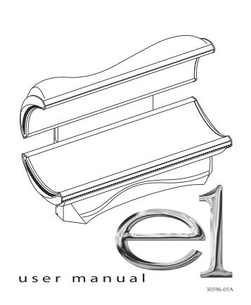 user manual - Tanning-bed-parts.com