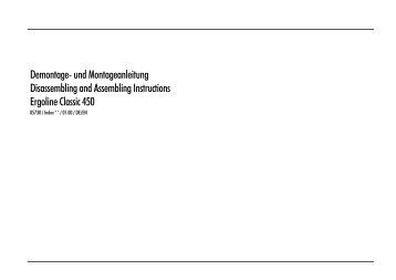 Demontage- und Montageanleitung Disassembling and Assembling ...