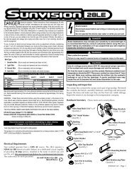 Electrical Requirements Unpacking and Inspection - Tanning-bed ...