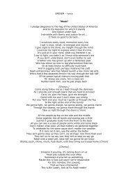 Eminem Lyrics Cleanin Out My Closet Where S My Snare I Have
