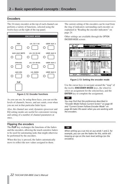 DM-4800 OWNER'S MANUAL - zZounds.com - Tascam