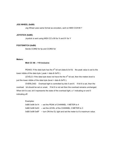 US-2400 Updates v. 1.31 Native Mode Protocol Doc - Tascam