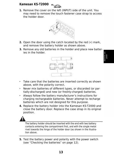 KS-T2000 Manual - TextFiles.com