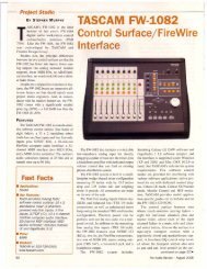 Pro Audio Review August 2005 - 264.18 KB - Tascam