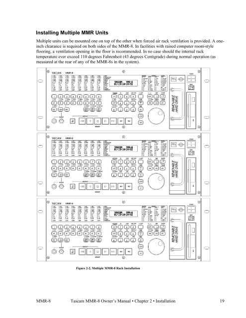 Modular Multitrack Recorder - Tascam