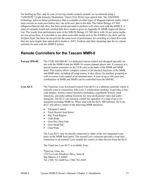 Modular Multitrack Recorder - Tascam