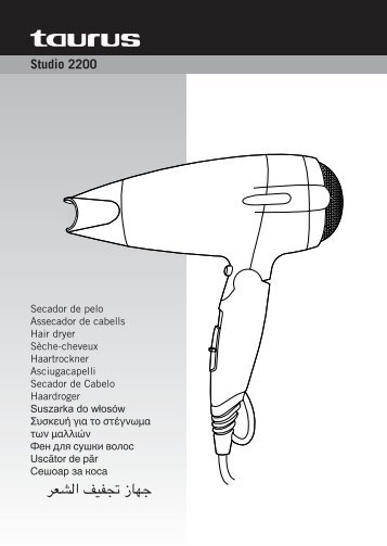 Manual Studio 2200 (Ver V).indb - Taurus