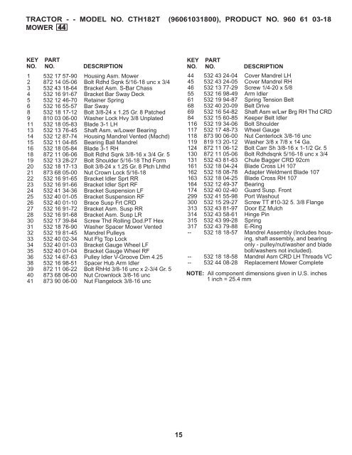 IPL, CTH182 T, 96061031800, 2011-01, Tractor