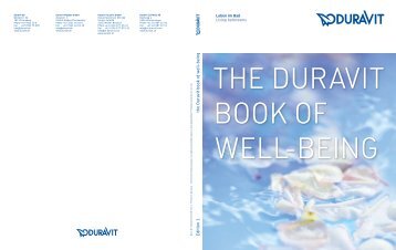 the Duravit book of w e ll-being Edition 1