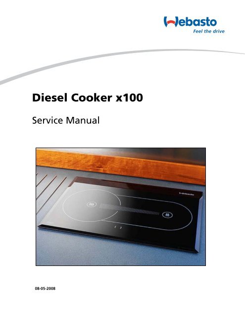 Webasto X100 Service Manual - Sprinter RV