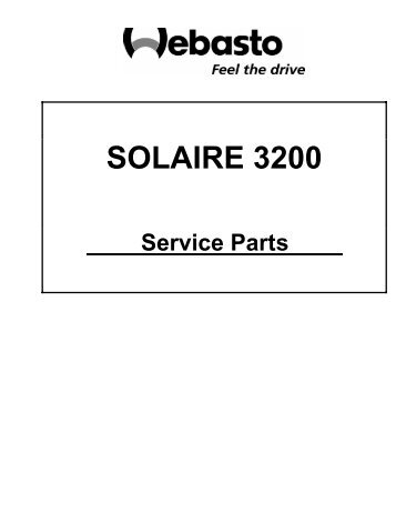 SOLAIRE 3200 - Techwebasto.com