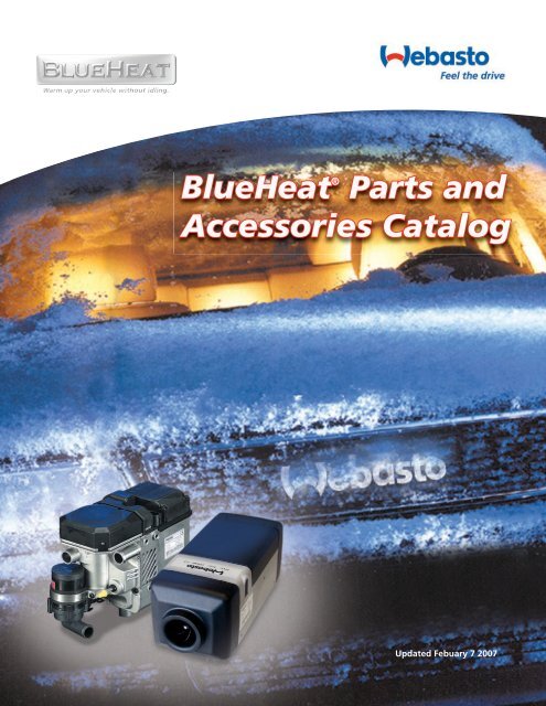 BlueHeat Installation Parts Manual - Techwebasto.com