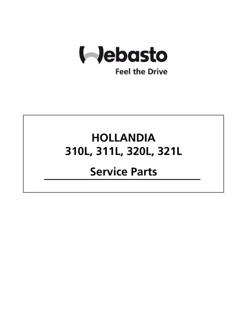 HOLLANDIA 310L, 311L, 320L, 321L Service ... - Techwebasto.com