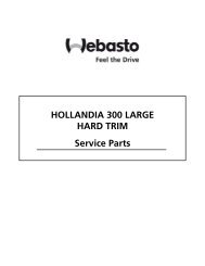 Hollandia 300L Hard Trim - Techwebasto.com
