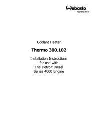 5 installation webasto thermo 300 - Techwebasto.com