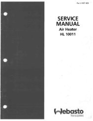 HL 100 Service Manual - Techwebasto.com