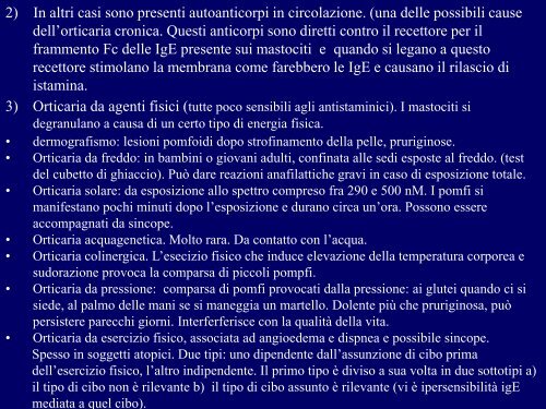 orticaria angioedema 2012 - Corso di laurea in tecniche della ...