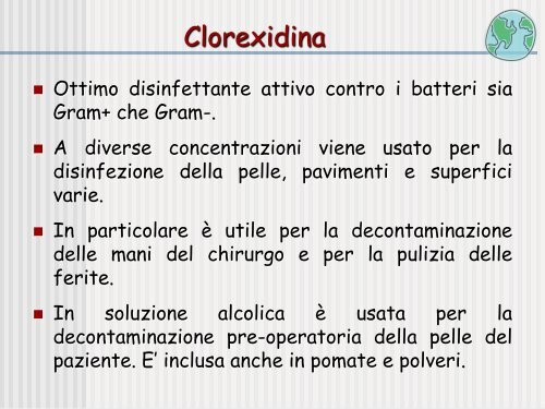 6. sterilizzazione e disinfezione - Corso di laurea in tecniche della ...