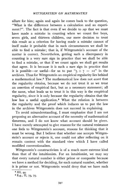 Dummett - Wittgenstein's Philosophy of Mathematics.pdf - Ted Sider