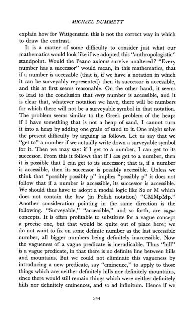 Dummett - Wittgenstein's Philosophy of Mathematics.pdf - Ted Sider