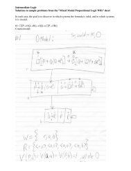 Example MPL validity and invalidity proofs - Ted Sider