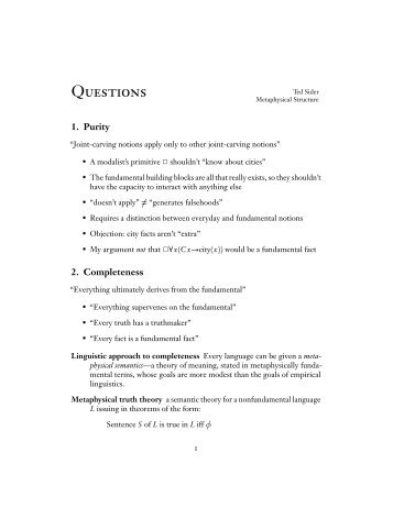 QuEstions - Ted Sider