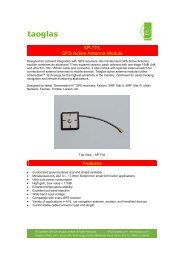 AP-17A GPS Active Antenna Module Features - Tekdis