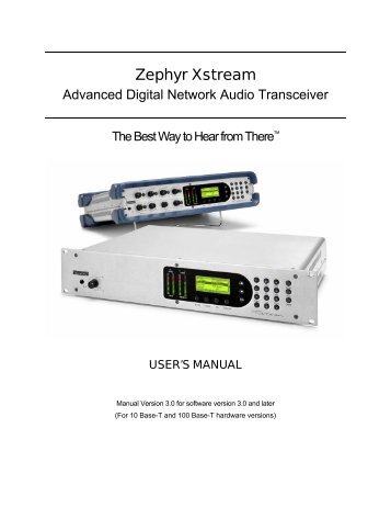 Zephyr Xstream v3.0 - Telos