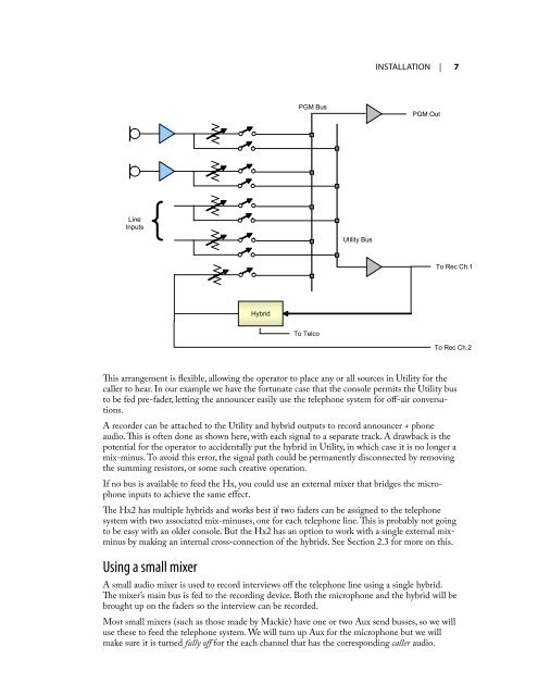 Hx1-Hx2 Manual-1.4.1 - Telos