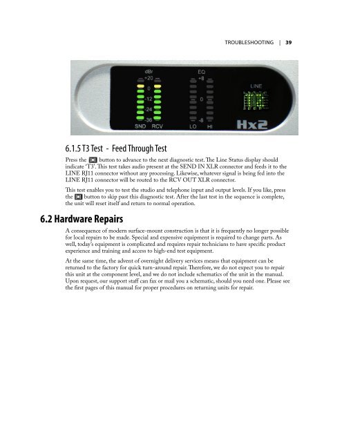 Hx1-Hx2 Manual-1.4.1 - Telos