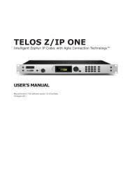 TELOS Z/IP ONE