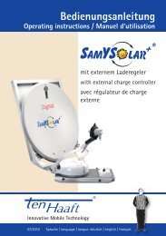 SamYSolar+ (Stand: 07/2010 | 431 KB) - ten Haaft GmbH
