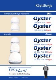 Oyster SAT-DOM - Digital - ten Haaft GmbH