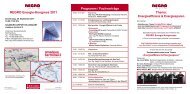 Thema: REGRO Energie-Kongress 2011 Programm / Fachvorträge