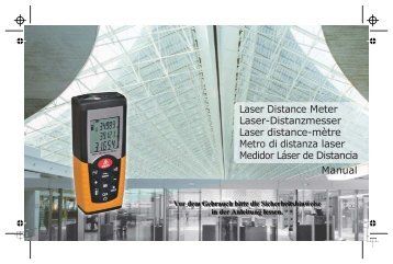 Laser Distance Meter Laser-Distanzmesser Laser distance ... - TFA