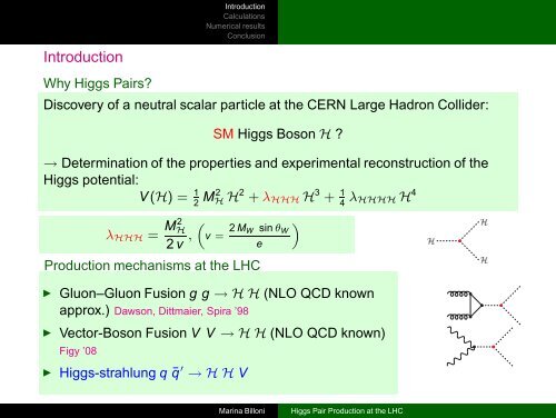 Higgs Pair Production at the LHC - Desy