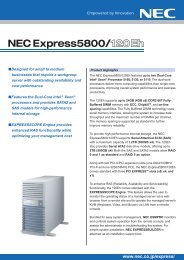 NEC Express5800/120Eh - NEC Corporation (Thailand)