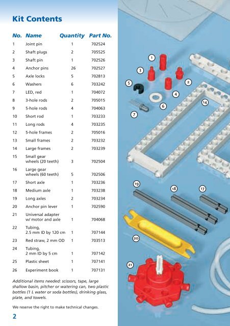 Experiment Manual Sample Pages (PDF) - Thames & Kosmos