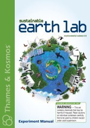 638016 Sustainable Earth Lab Manual - Thames & Kosmos
