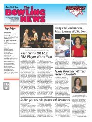 Our 56th Year - The Bowling News