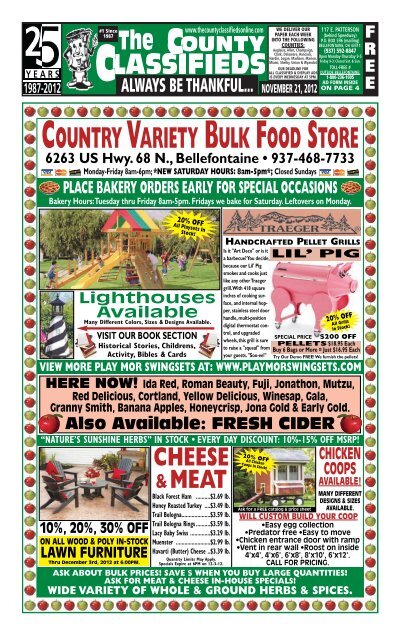 COUNTRYVARIETY BULK FOOD STORE - County Classifieds