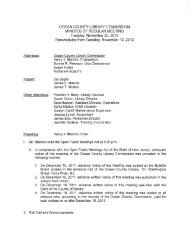 OCEAN COUNTY LIBRARY COMMISSION MINUTES OF REGULAR ...